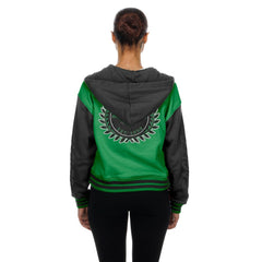 NFL Philadelphia Eagles Women's Throwback Full-Snap Hooded Jacket