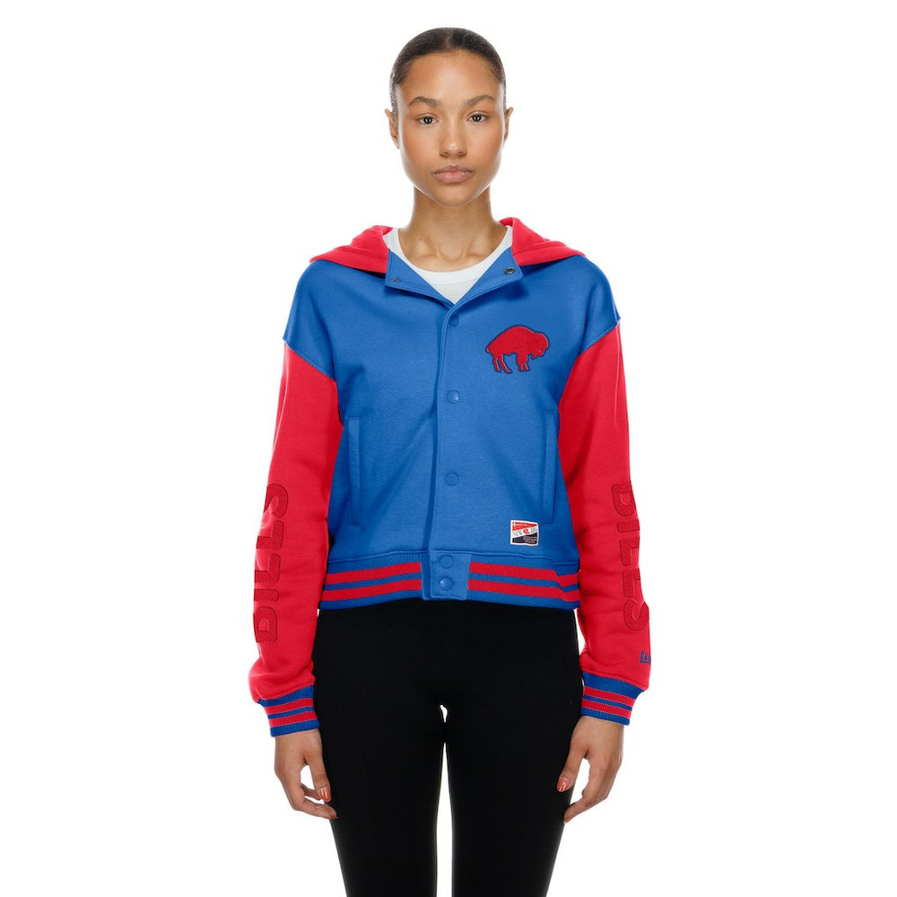 NFL Buffalo Bills Women's Throwback Full-Snap Hooded Jacket