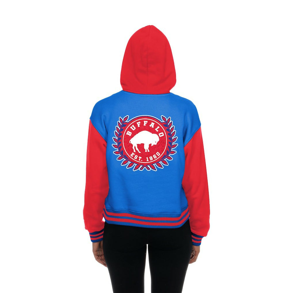 NFL Buffalo Bills Women's Throwback Full-Snap Hooded Jacket