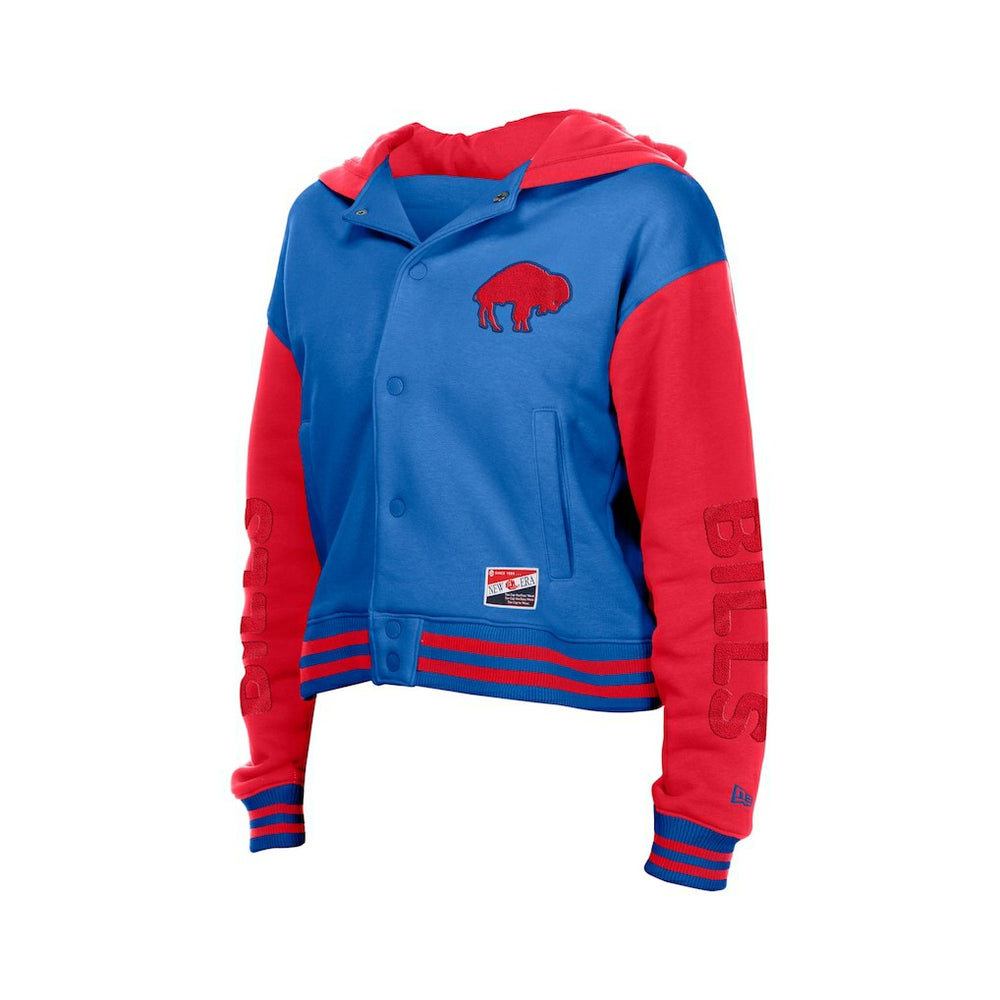 NFL Buffalo Bills Women's Throwback Full-Snap Hooded Jacket