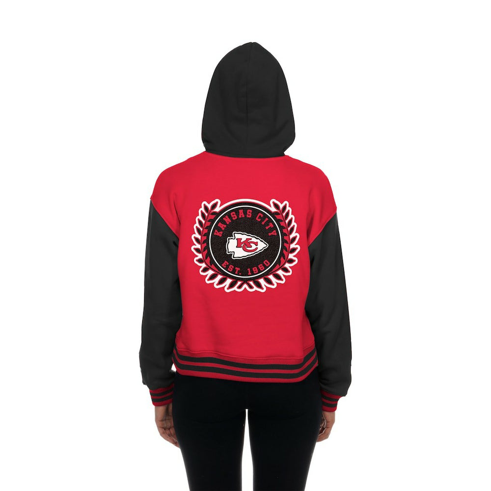 NFL Kansas City Chiefs Women's Throwback Full-Snap Hooded Jacket