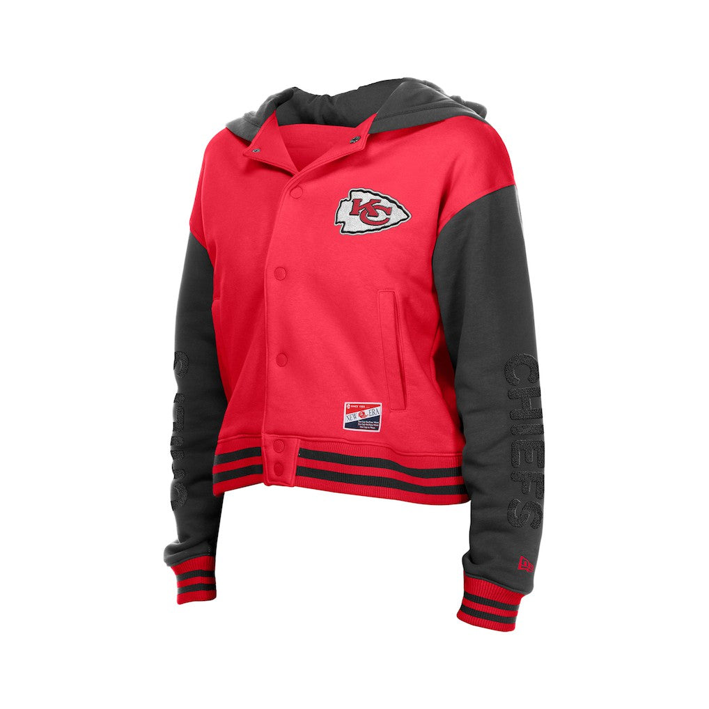 NFL Kansas City Chiefs Women's Throwback Full-Snap Hooded Jacket