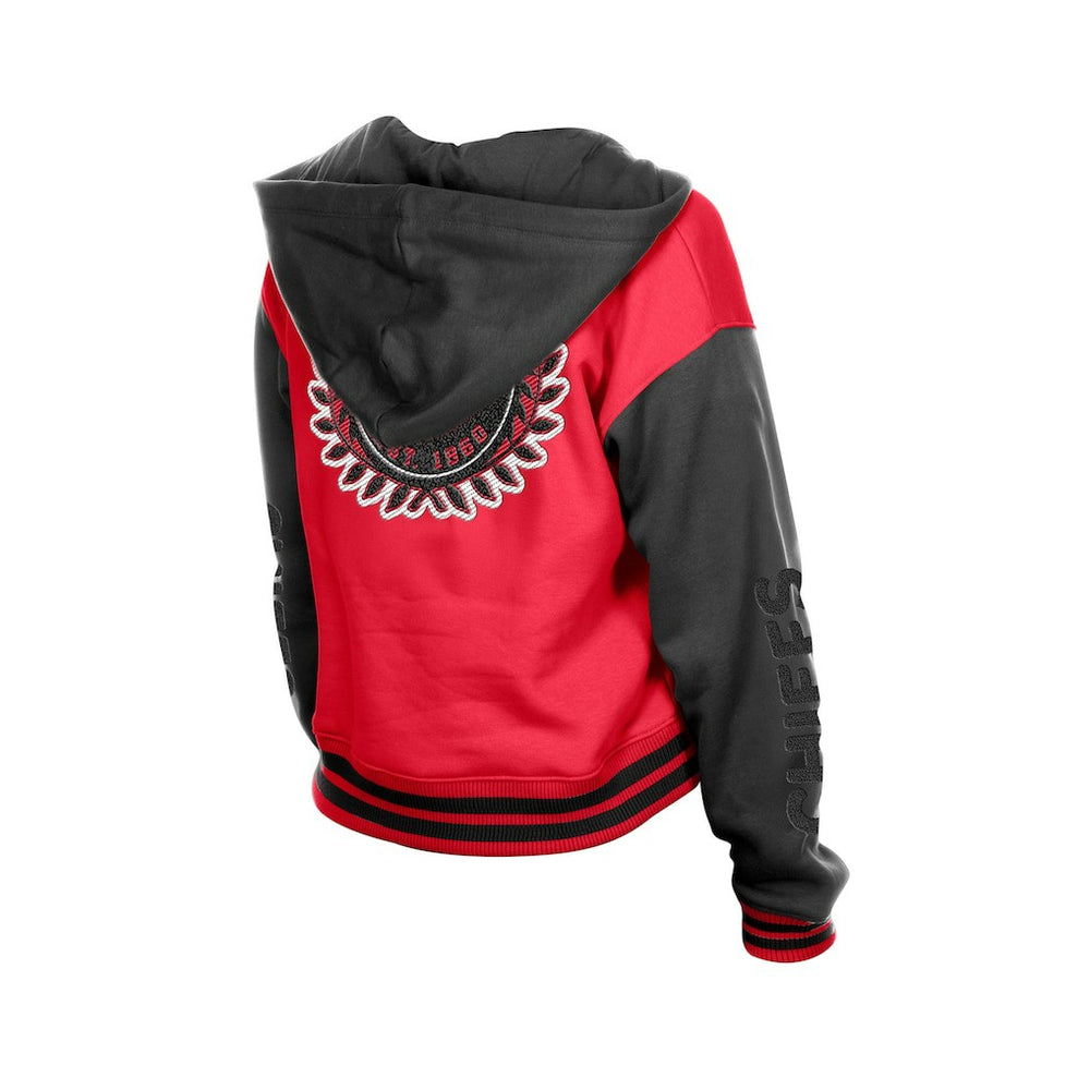 NFL Kansas City Chiefs Women's Throwback Full-Snap Hooded Jacket