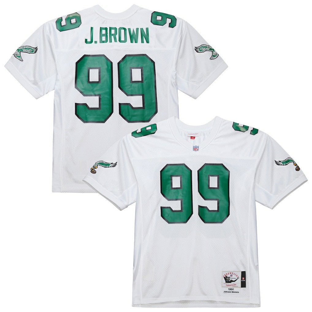 NFL Philadelphia Eagles Jerome Brown  1991 Authentic Throwback Retired Player Jersey