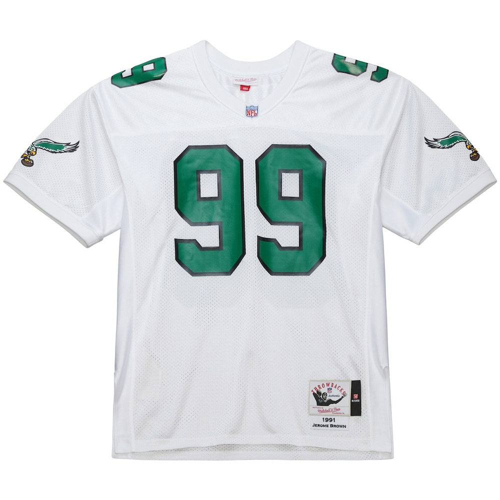 NFL Philadelphia Eagles Jerome Brown  1991 Authentic Throwback Retired Player Jersey