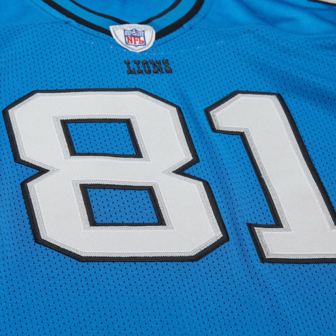 NFL Detroit Lions Calvin Johnson  2007 Authentic Throwback Retired Player Jersey