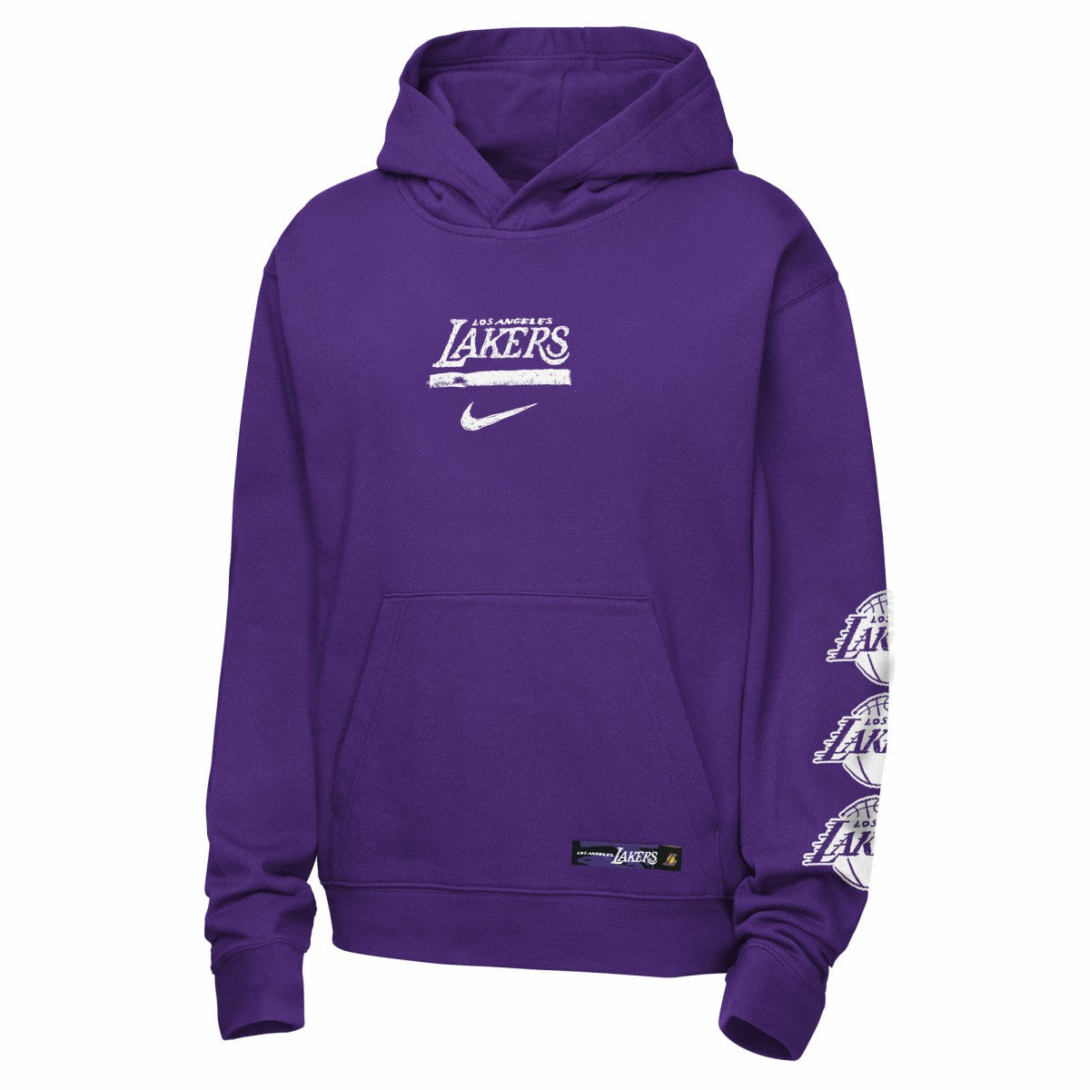 Los Angeles Lakers Youth Courtside Club Premiere Hoodie - Purple | Nike cheap