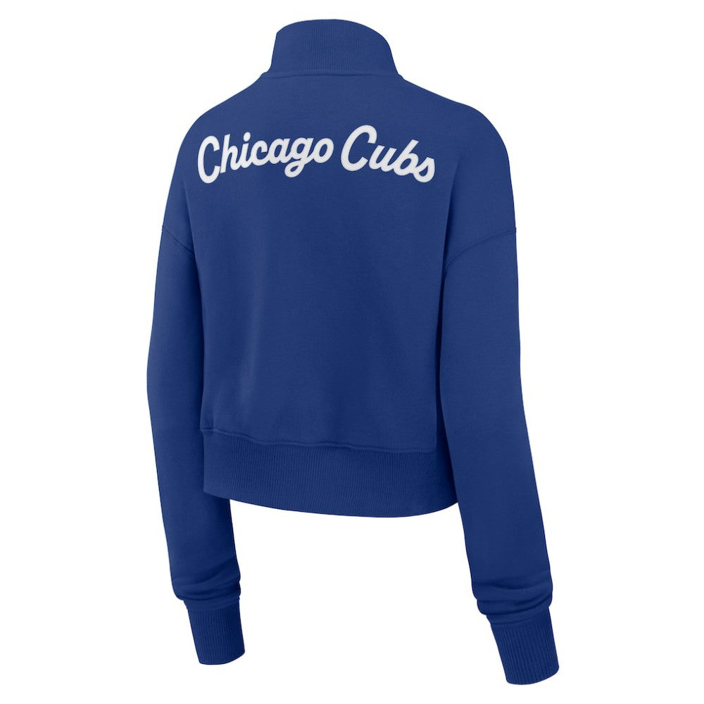 Chicago Cubs Women's Primetime Phoenix Fleece Half-Zip Sweatshirt - Royal | Nike