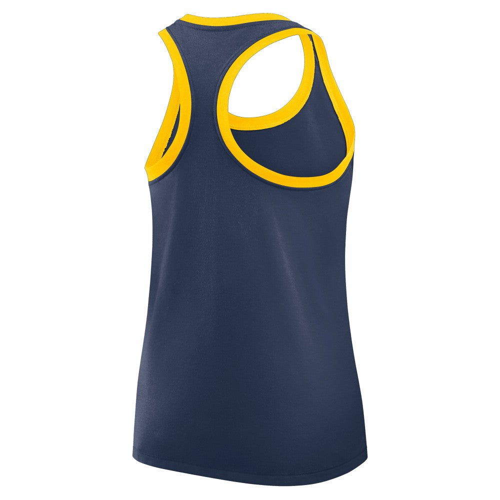 Milwaukee Brewers Women's Tri-Blend Dri-FIT Racerback Tank Top - Navy | Nike