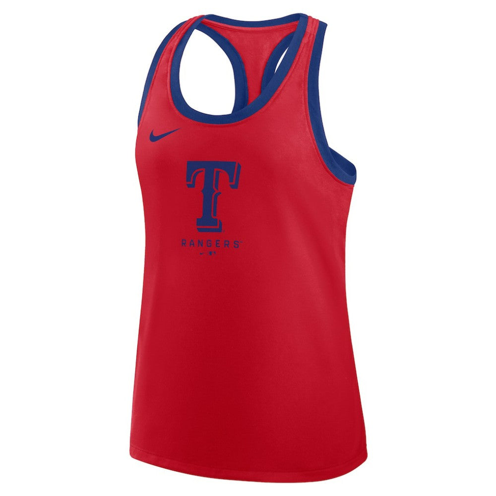 Texas Rangers Women's Tri-Blend Dri-FIT Racerback Tank Top - Red | Nike