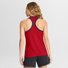 Atlanta Braves Women's Tri-Blend Dri-FIT Racerback Tank Top - Red | Nike