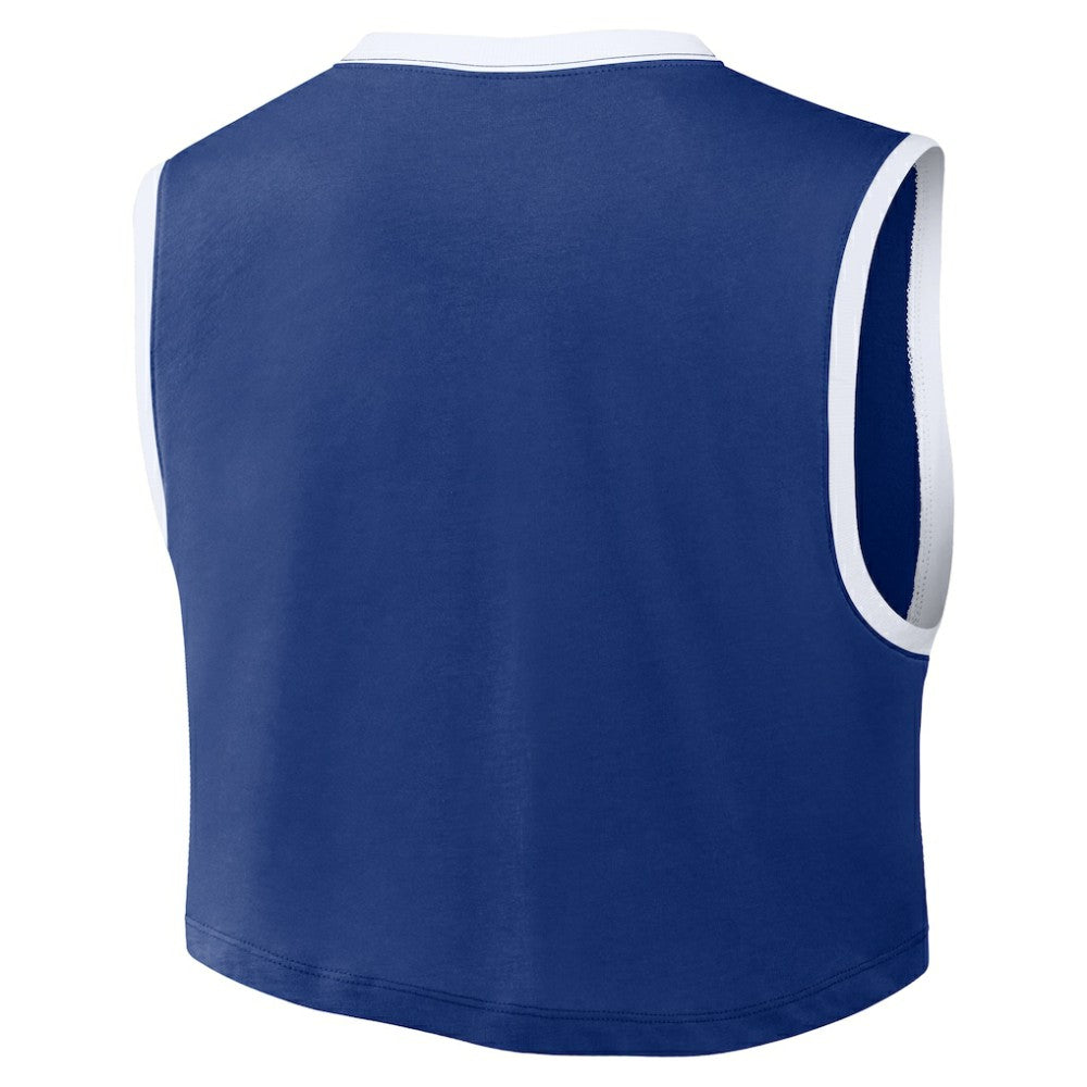 Chicago Cubs Women's Primetime Loose Dri-FIT Cropped Tank Top - Royal | Nike