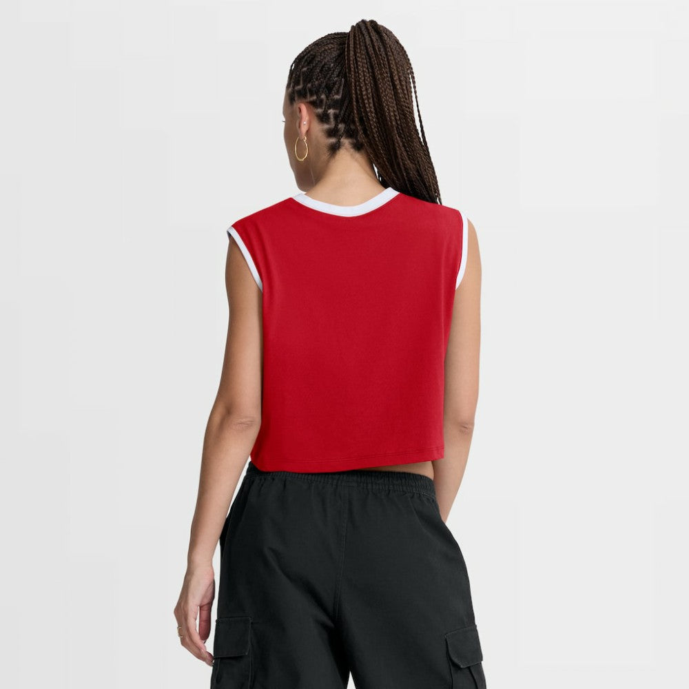 Philadelphia Phillies Women's Primetime Loose Dri-FIT Cropped Tank Top - Red | Nike