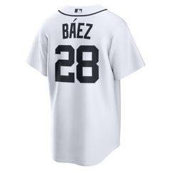 Javier Báez Detroit Tigers Home Replica Jersey - White | Nike