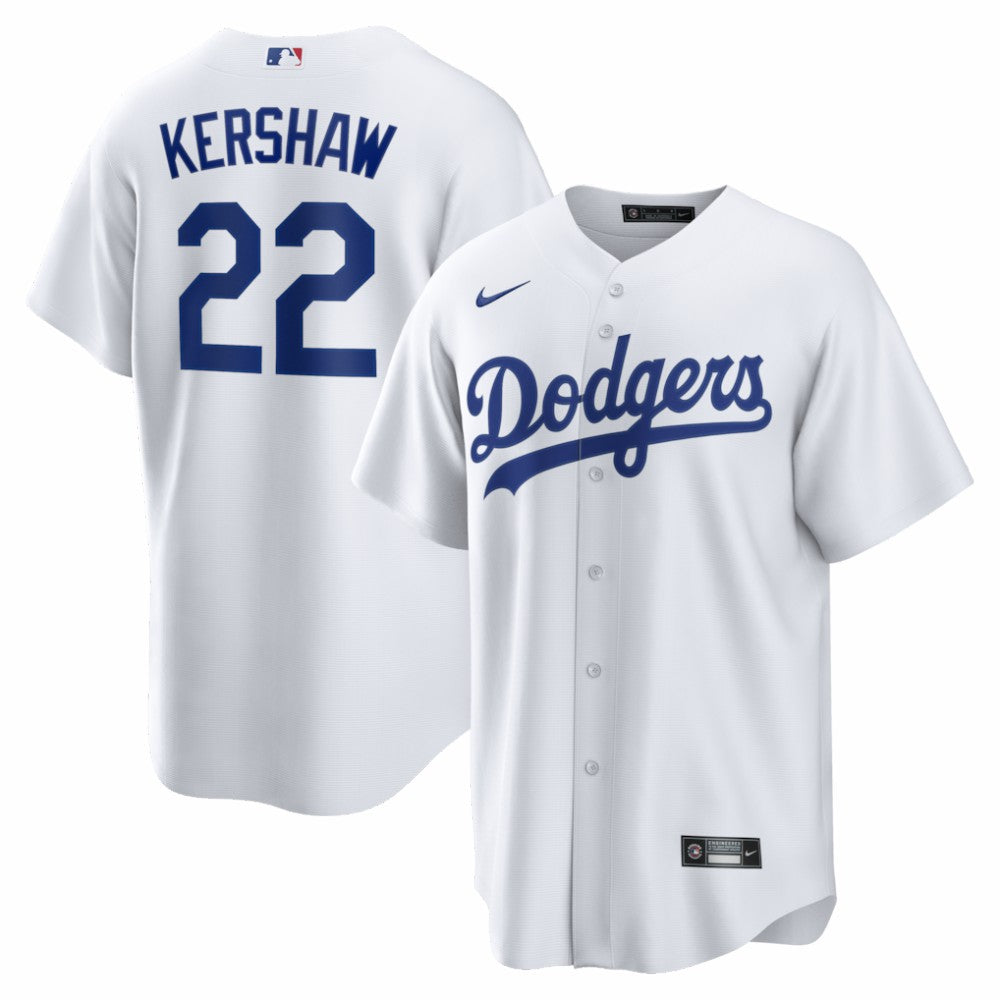 Clayton Kershaw Los Angeles Dodgers Home Replica Jersey - White | Nike