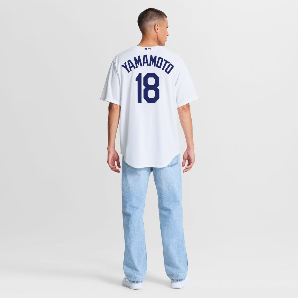 Yoshinobu Yamamoto Los Angeles Dodgers Home Replica Jersey - White | Nike