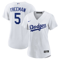 Freddie Freeman Los Angeles Dodgers Women's Home Replica Jersey - White | Nike