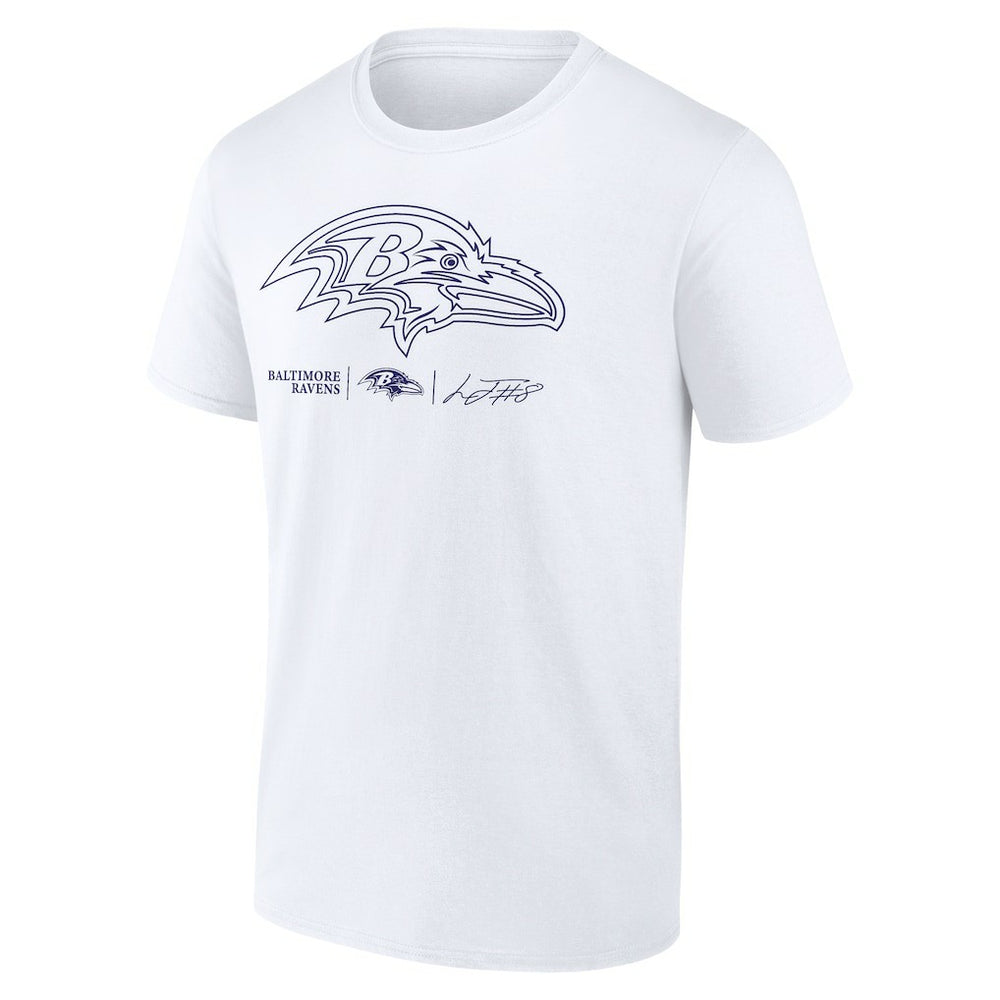 NFL Baltimore Ravens Lamar Jackson  Tonal Name & Number T-Shirt