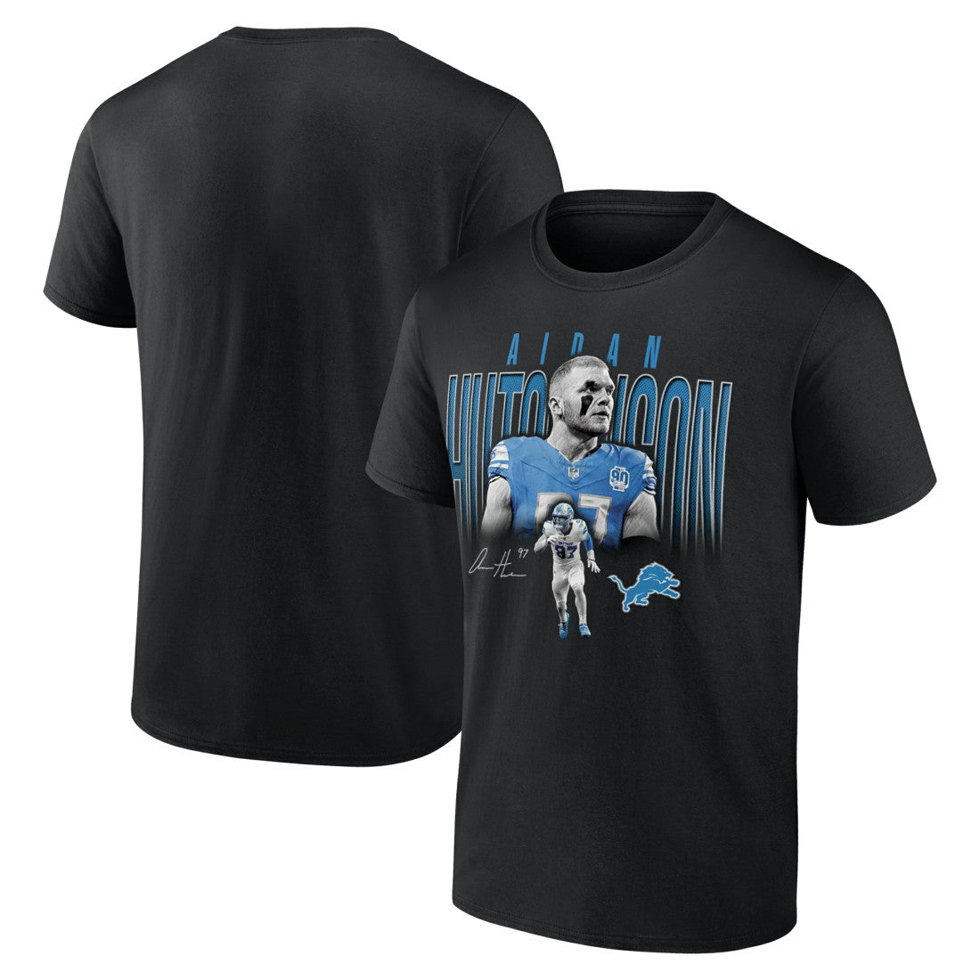 NFL Detroit Lions Aidan Hutchinson  Humble Shadow Player T-Shirt