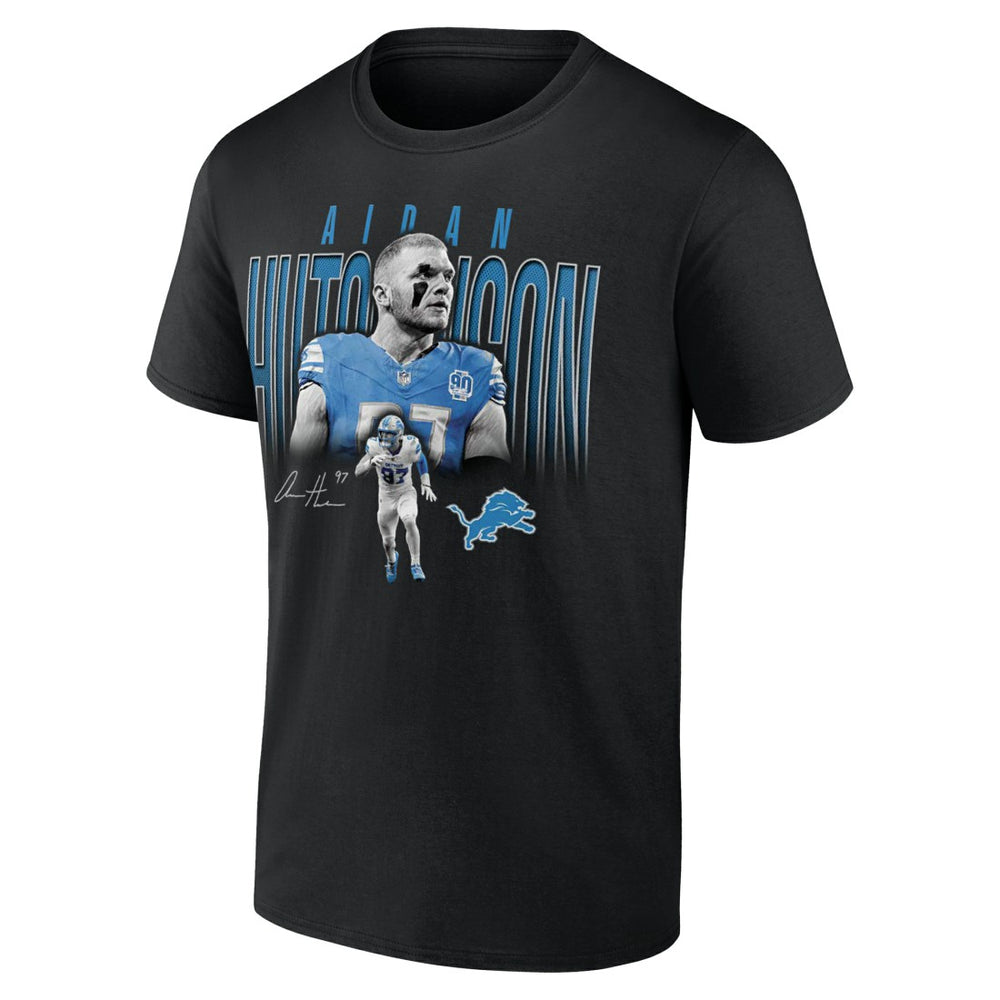 NFL Detroit Lions Aidan Hutchinson  Humble Shadow Player T-Shirt