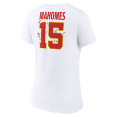 NFL Kansas City Chiefs Patrick Mahomes  Women's Floral Name & Number V-Neck T-Shirt