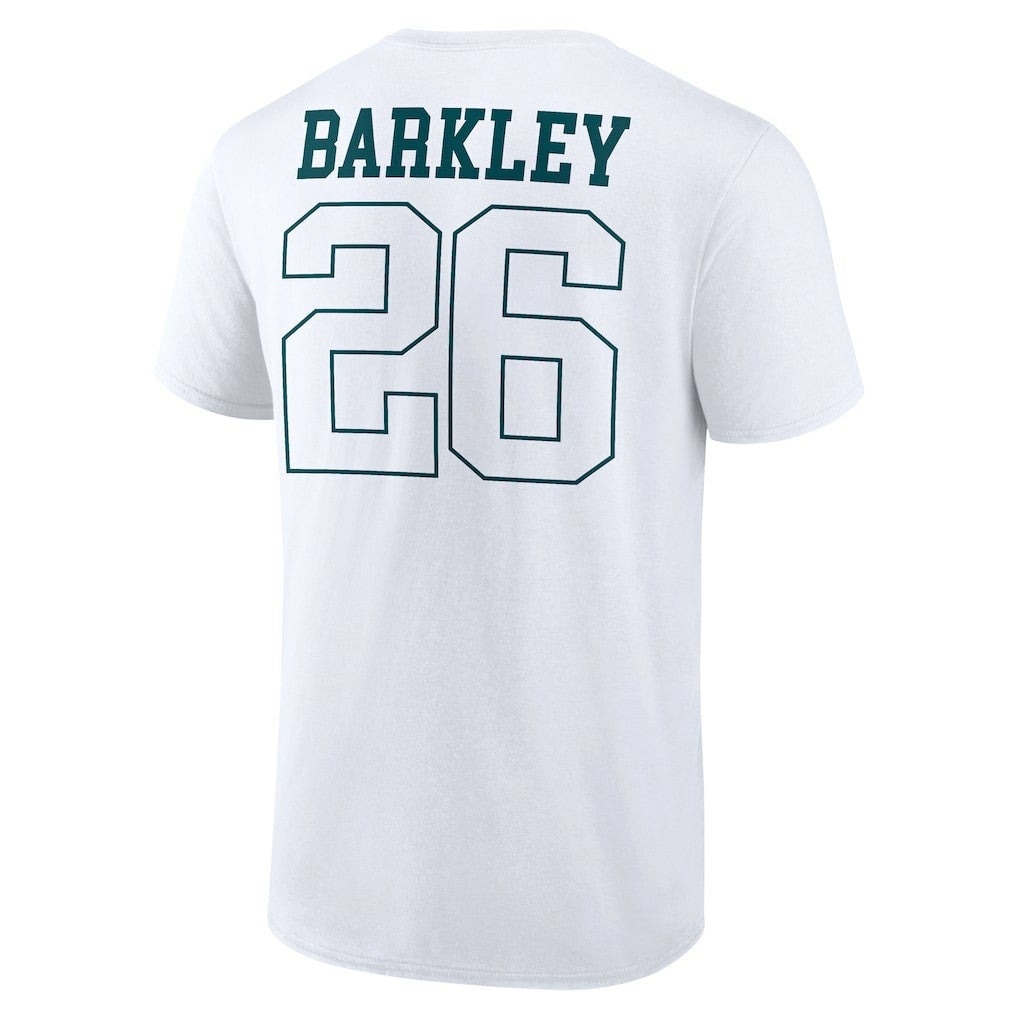 NFL Philadelphia Eagles Saquon Barkley  Tonal Name & Number T-Shirt