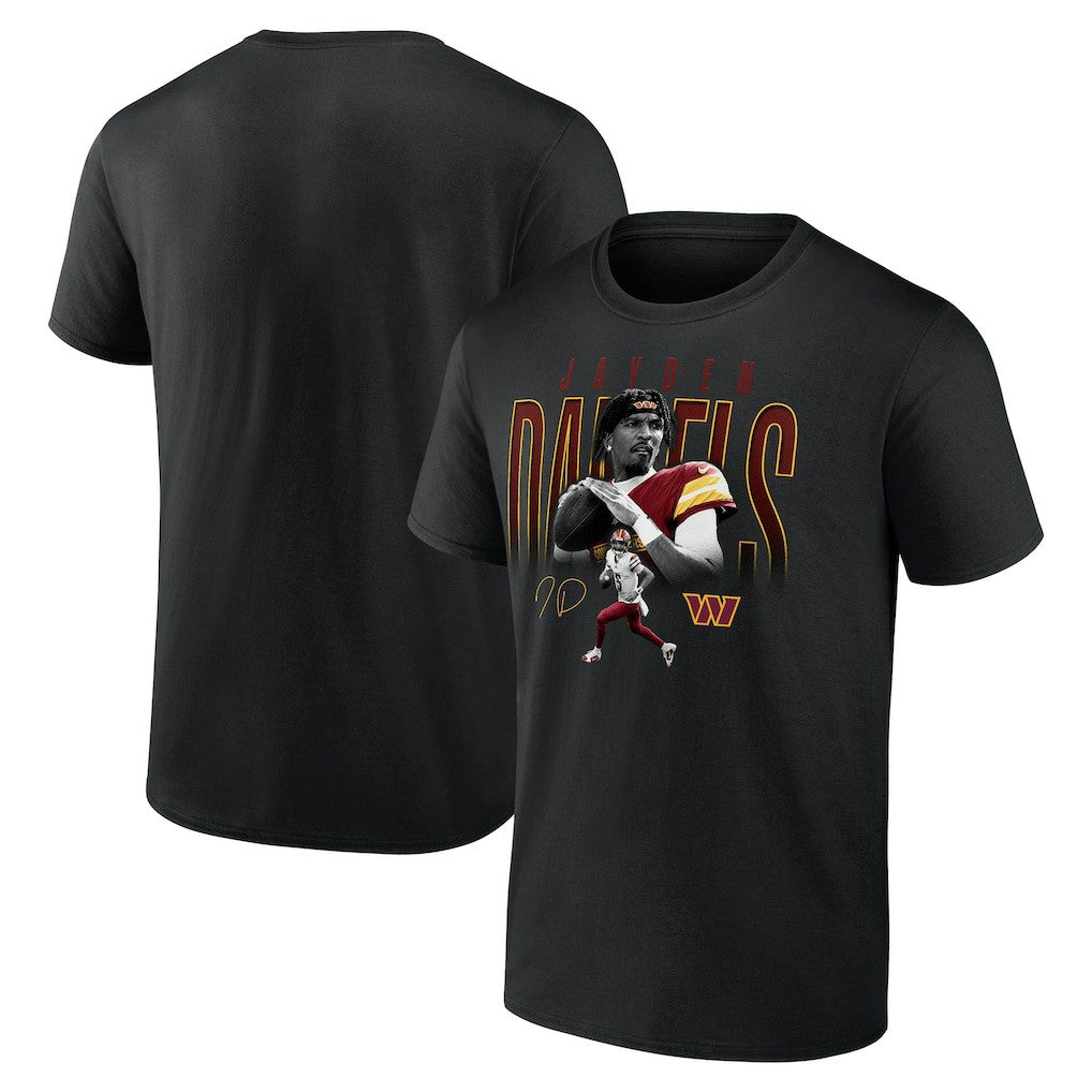 NFL Washington Commanders Jayden Daniels  Humble Shadow Player T-Shirt