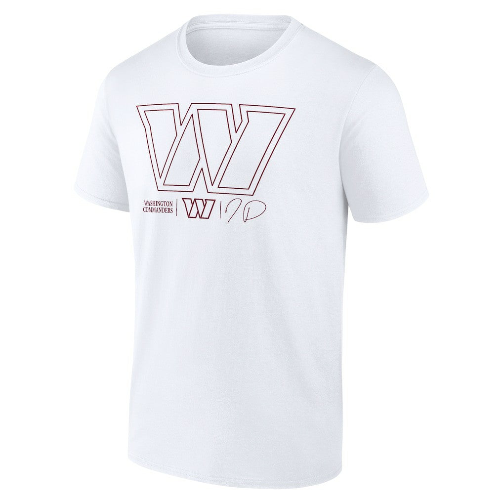 NFL Washington Commanders Jayden Daniels  Tonal Name & Number T-Shirt