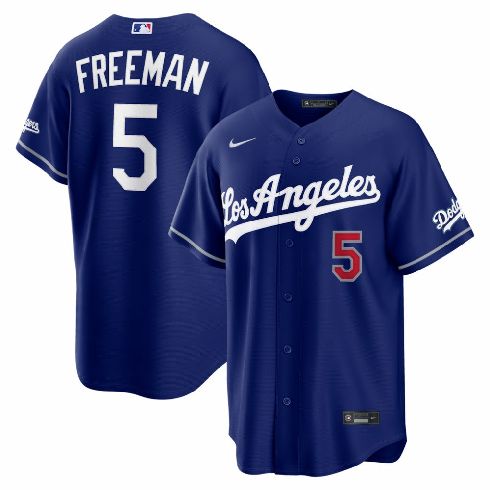 Freddie Freeman Los Angeles Dodgers Alternate Stadium Jersey - Royal | Nike
