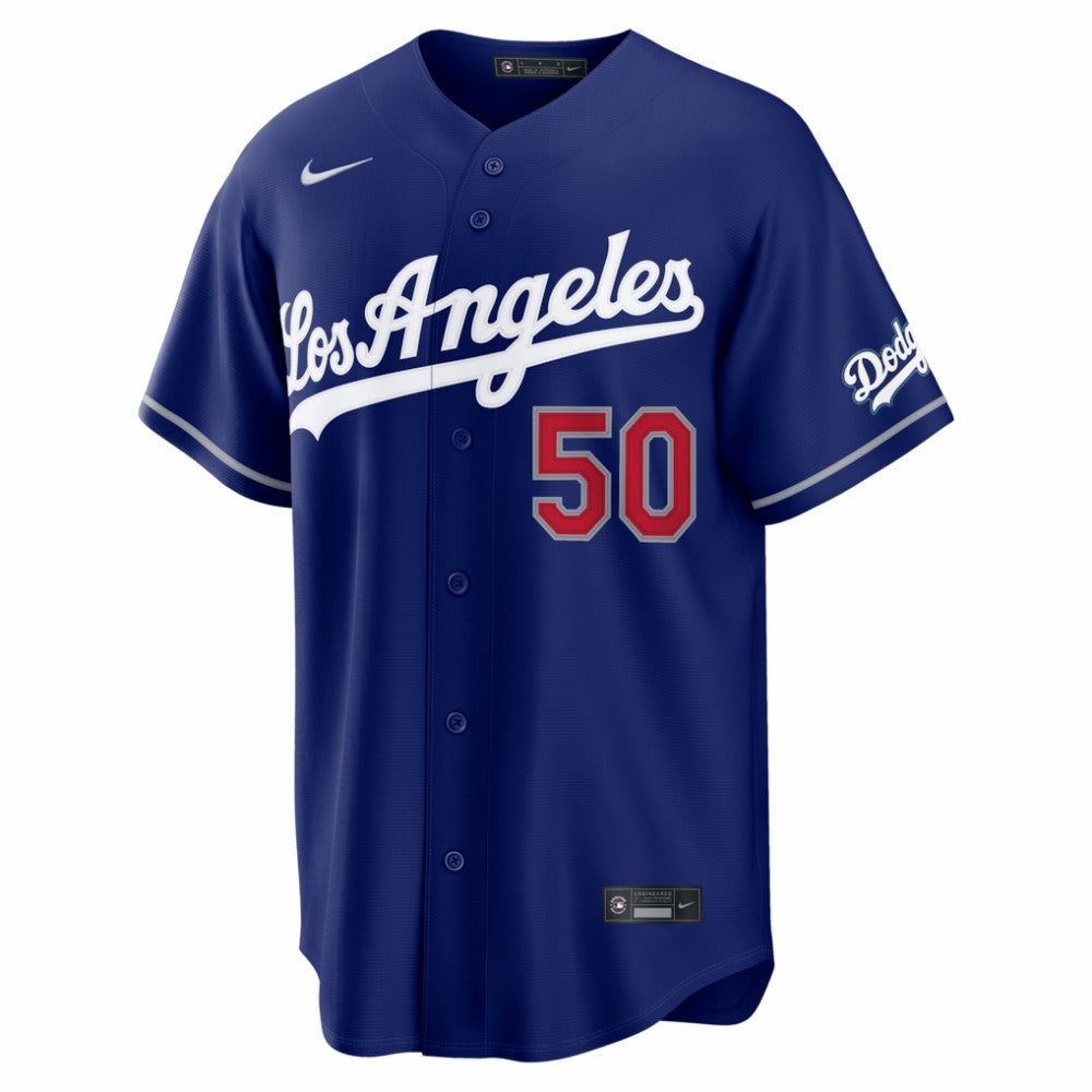 Mookie Betts Los Angeles Dodgers Alternate Stadium Jersey - Royal | Nike