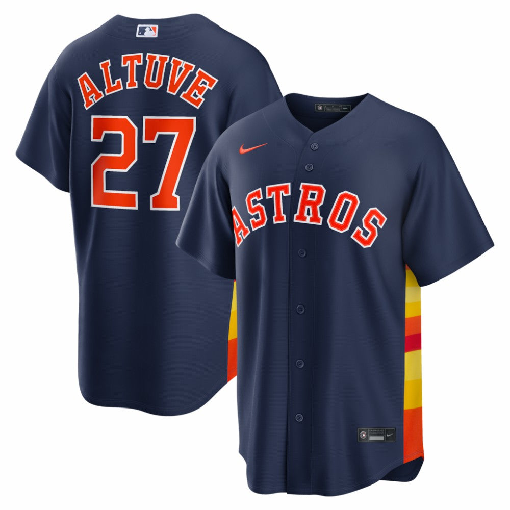 Jose Altuve Houston Astros Alternate 2 Replica Jersey - Navy | Nike