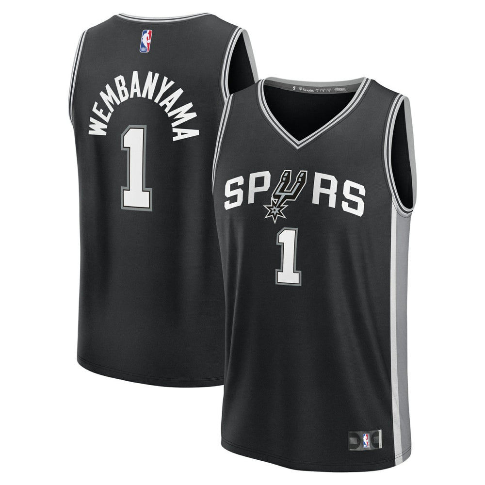Victor Wembanyama San Antonio Spurs Fast Break Replica Player Jersey - Icon Edition - Black | Fanatics online