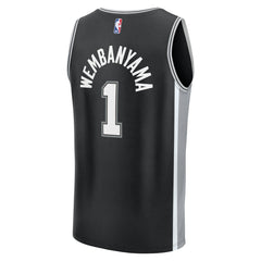 Victor Wembanyama San Antonio Spurs Fast Break Replica Player Jersey - Icon Edition - Black | Fanatics online