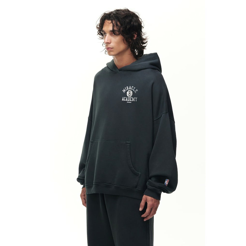 Brooklyn Nets Unisex Miracle Academy x NBA Collection Vintage Sunfade Hoodie - Heather Black shop