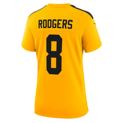 NFL Pittsburgh Steelers Aaron Rodgers  Women's Alternate 1933 Throwback Game Jersey