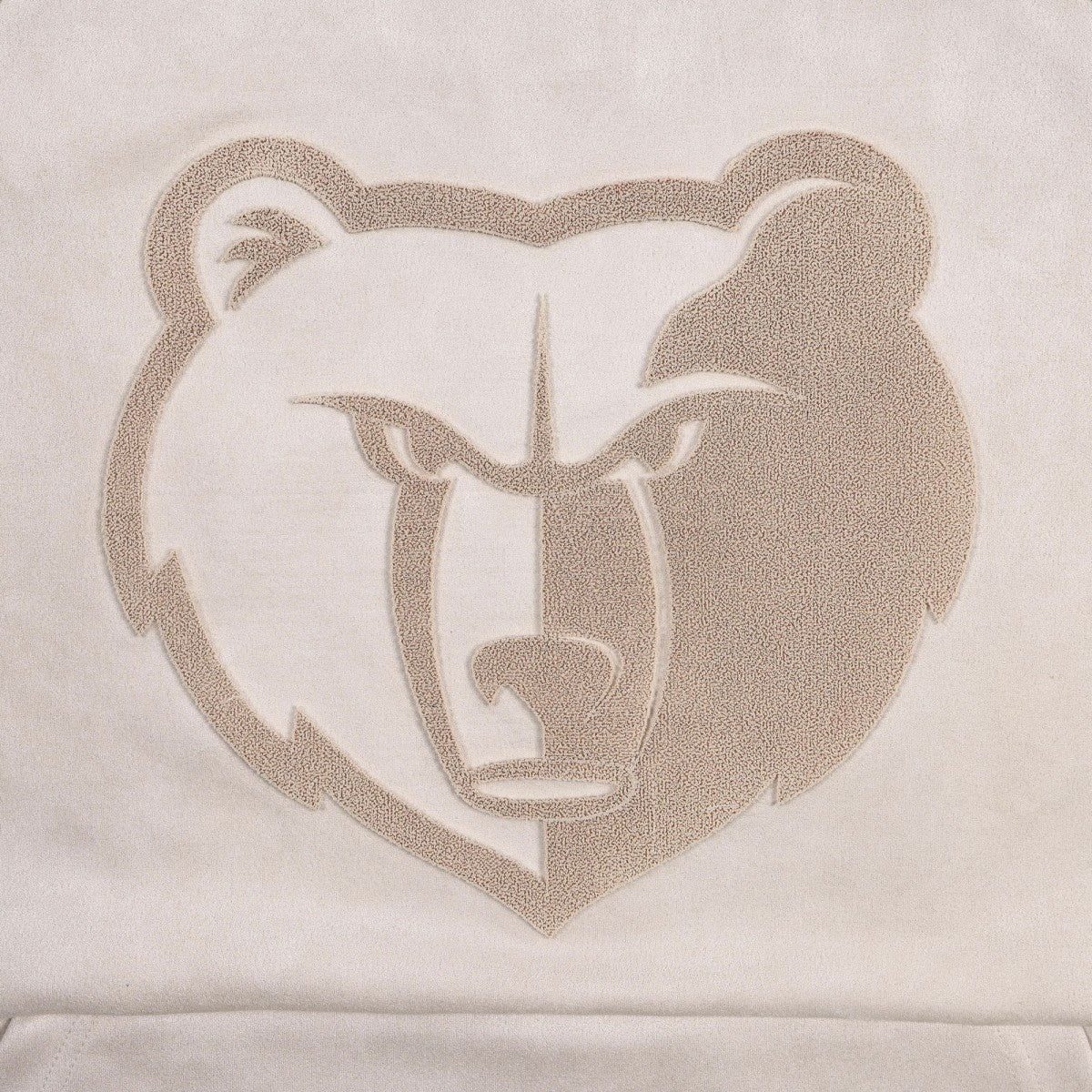 Memphis Grizzlies Protege Eco-Friendly Functional Suede Fashion Tonal Hoodie - Cream outlet