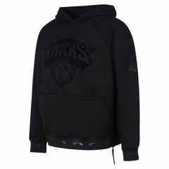 New York Knicks Protege Eco-Friendly Functional Suede Fashion Tonal Hoodie - Black for sale