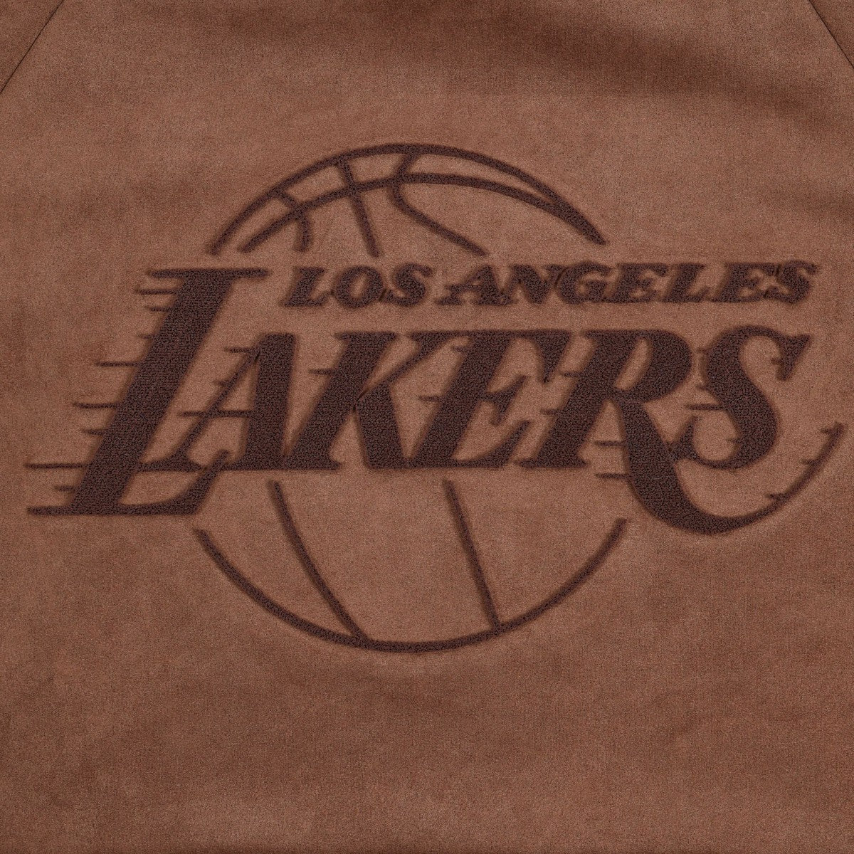 Los Angeles Lakers Protege Eco-Friendly Functional Suede Fashion Tonal Hoodie - Brown online