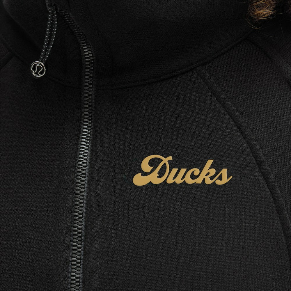 Anaheim Ducks lululemon Women's Long Scuba Oversized Half-Zip Funnel Neck