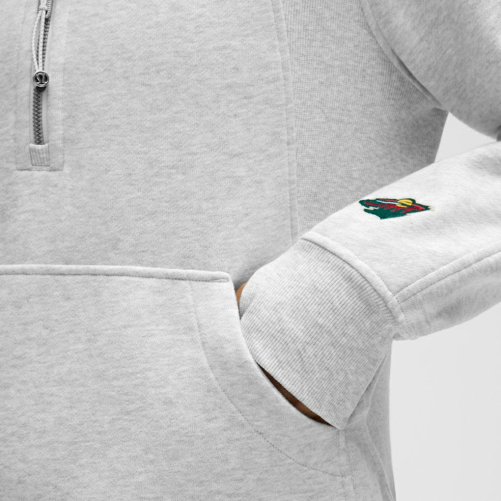 Minnesota Wild lululemon Women's Long Scuba Oversized Half-Zip Funnel Neck