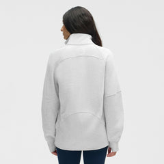 New Jersey Devils lululemon Women's Long Scuba Oversized Half-Zip Funnel Neck