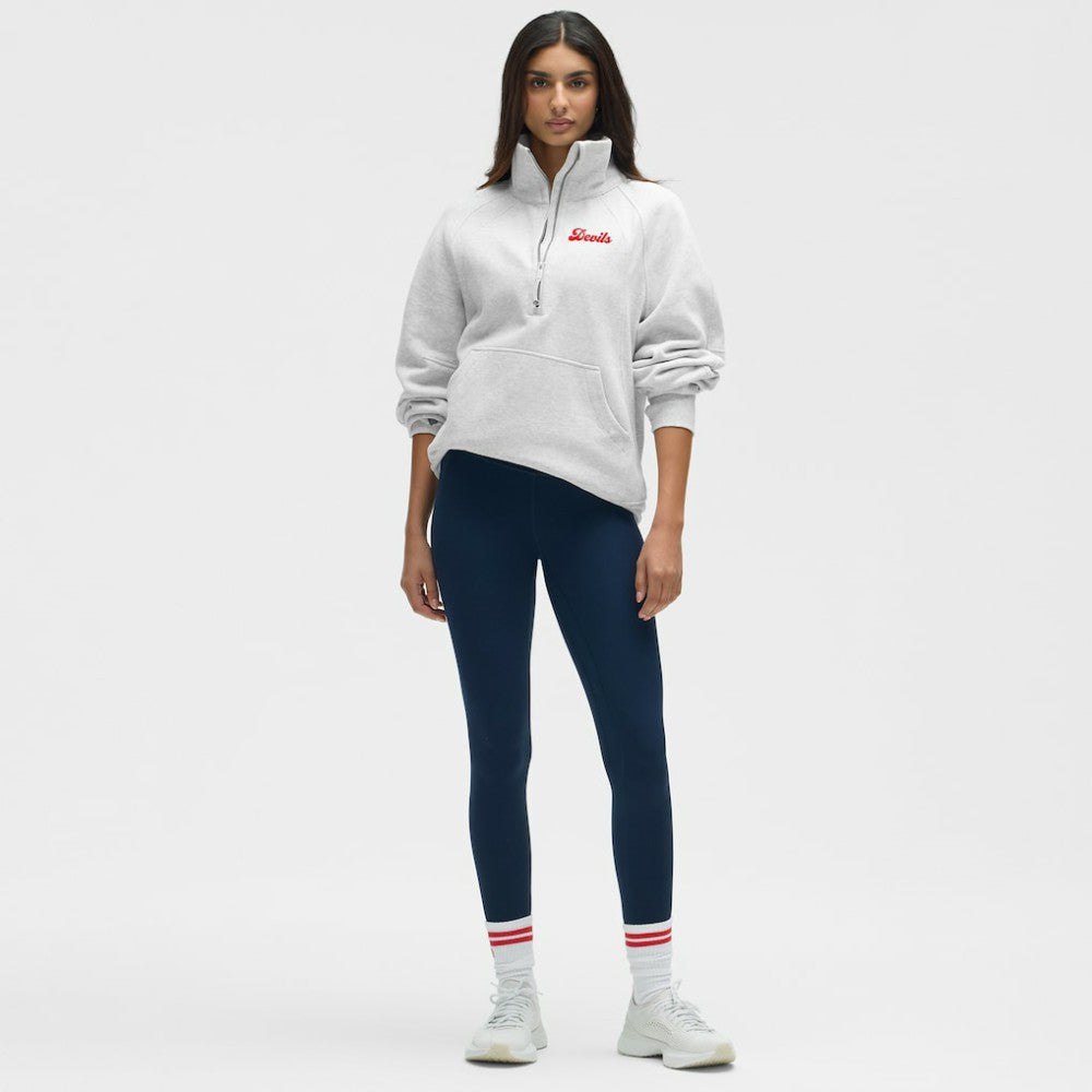 New Jersey Devils lululemon Women's Long Scuba Oversized Half-Zip Funnel Neck