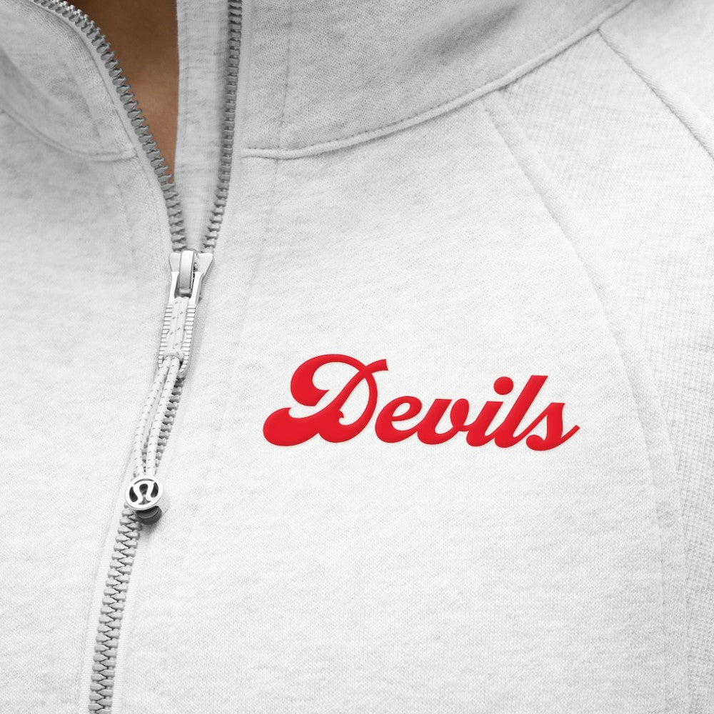 New Jersey Devils lululemon Women's Long Scuba Oversized Half-Zip Funnel Neck