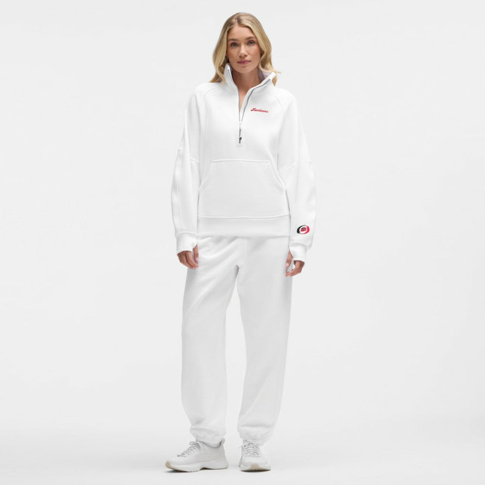 Carolina Hurricanes lululemon Women's Long Scuba Oversized Half-Zip Funnel Neck