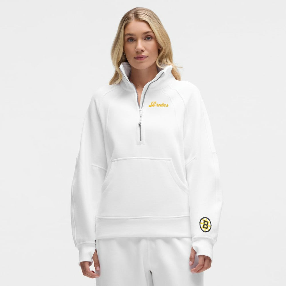 Boston Bruins lululemon Women's Long Scuba Oversized Half-Zip Funnel Neck
