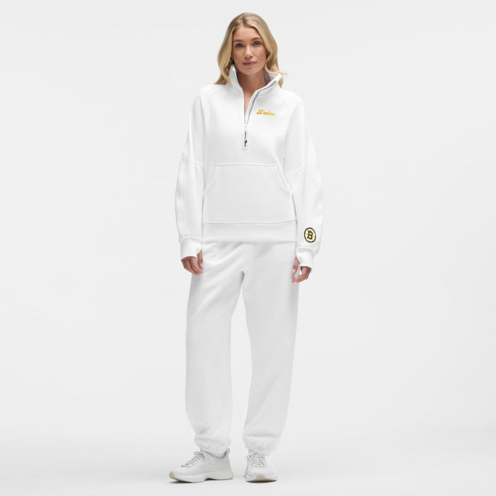 Boston Bruins lululemon Women's Long Scuba Oversized Half-Zip Funnel Neck