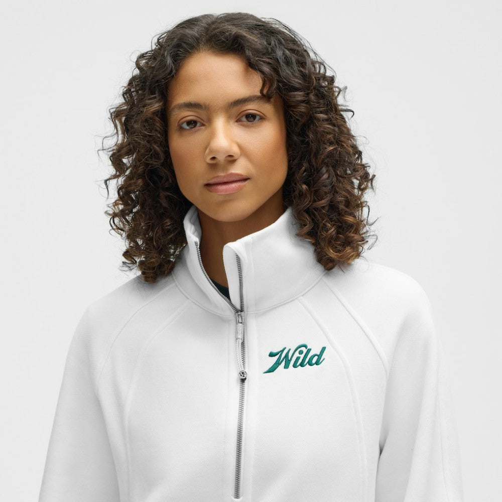 Minnesota Wild lululemon Women's Long Scuba Oversized Half-Zip Funnel Neck