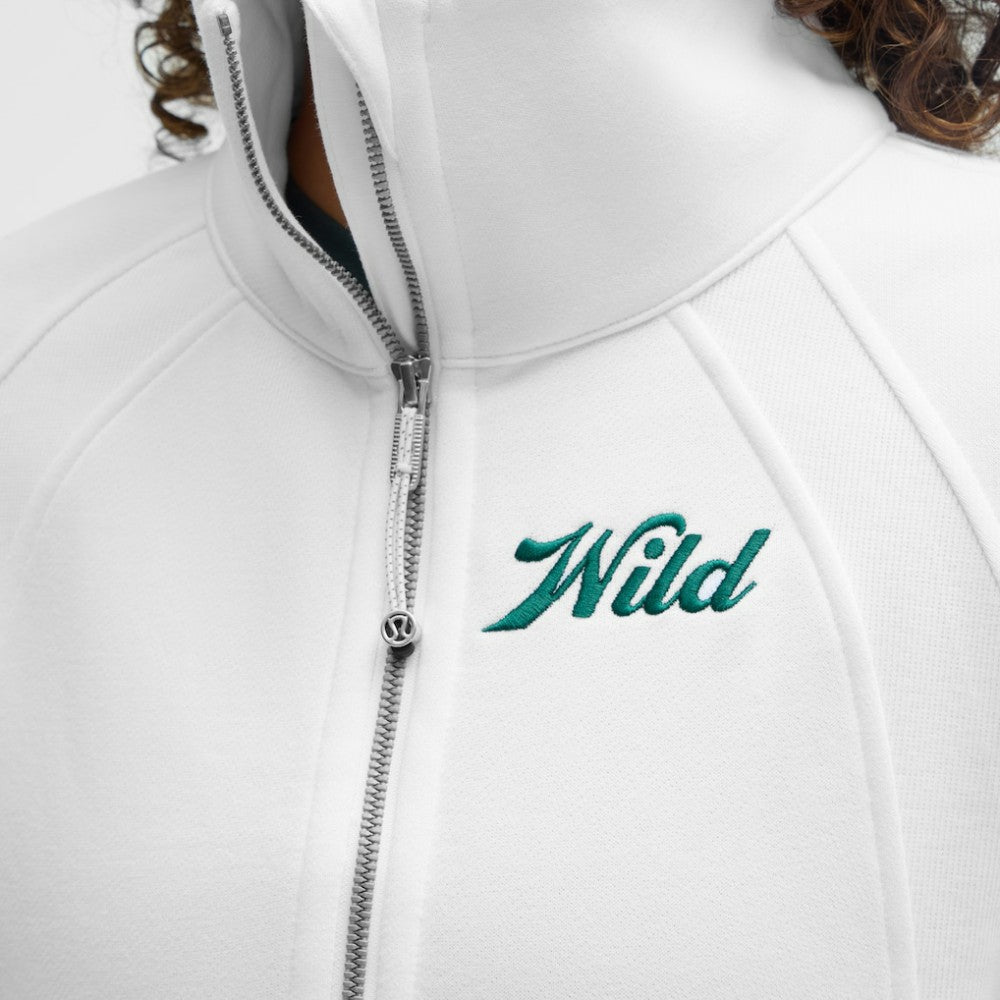 Minnesota Wild lululemon Women's Long Scuba Oversized Half-Zip Funnel Neck