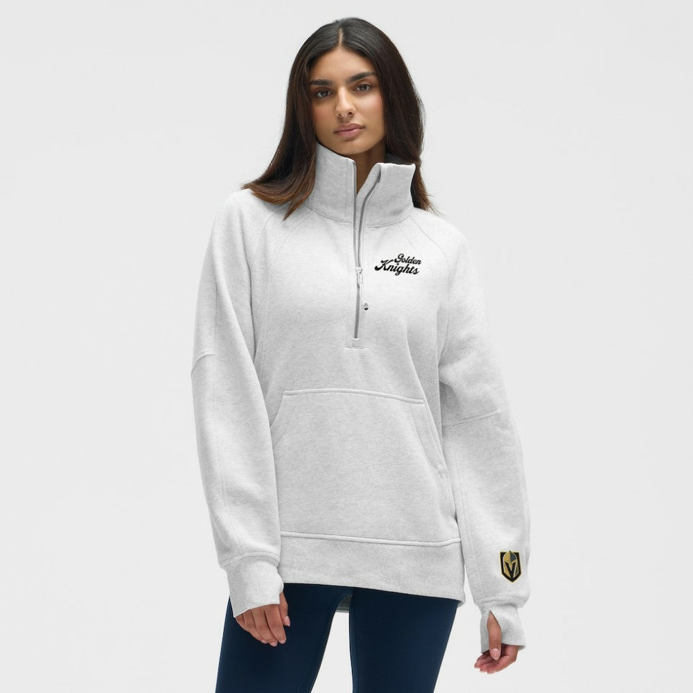 Vegas Golden Knights lululemon Women's Long Scuba Oversized Half-Zip Funnel Neck