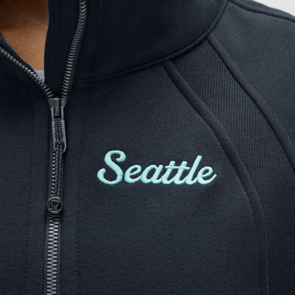 Seattle Kraken lululemon Women's Long Scuba Oversized Half-Zip Funnel Neck